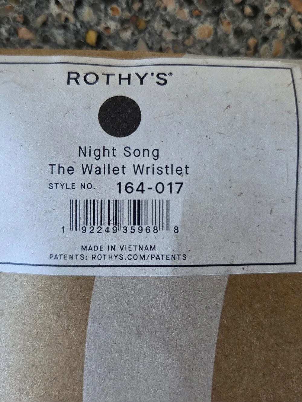 Rothy's The Wallet Wristlet In Night Song Black